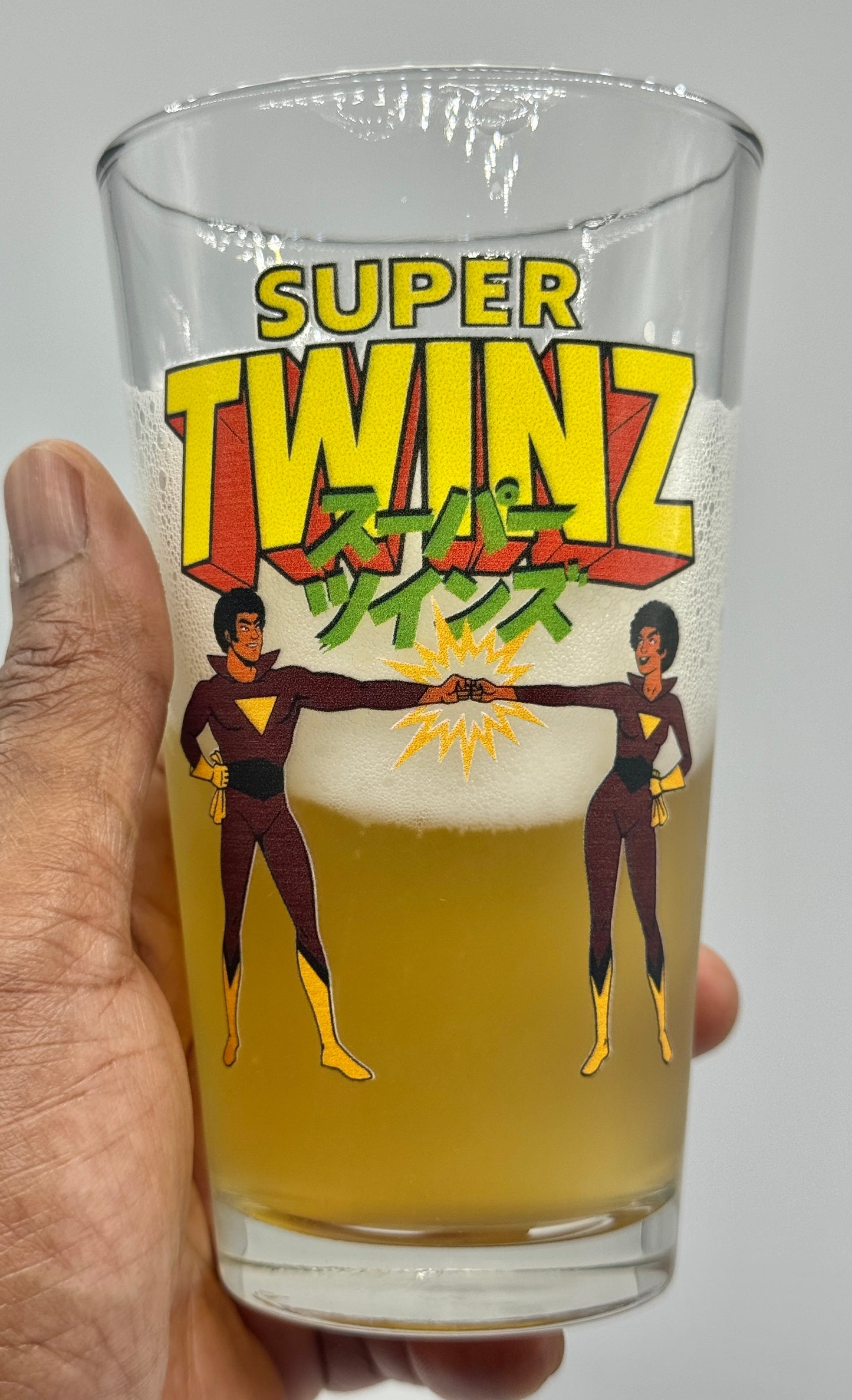 SUPER TWINZ Anime Collector Pint Glass