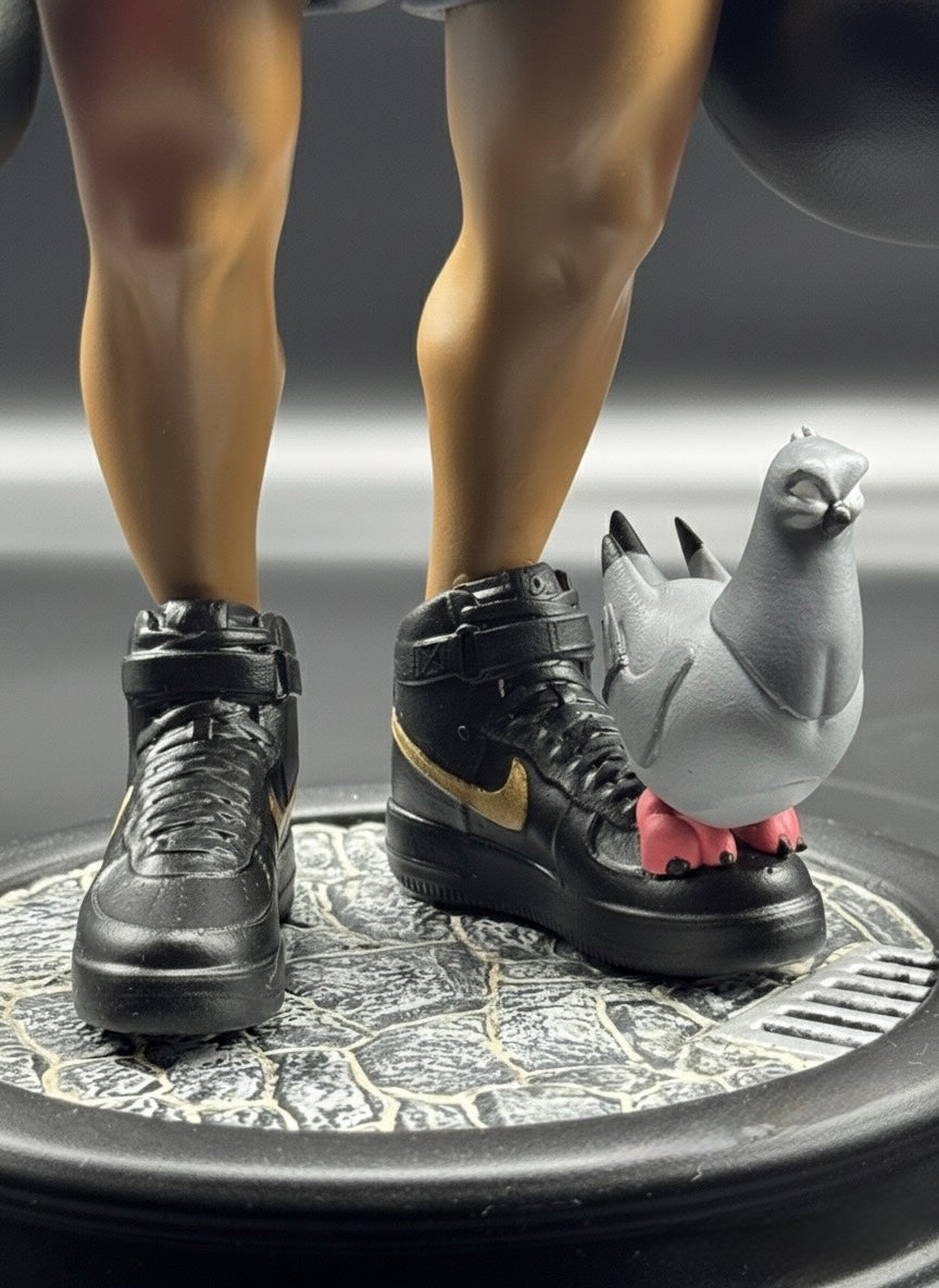 ANTI-BULLY ALL-BLACK RESIN FIGURE