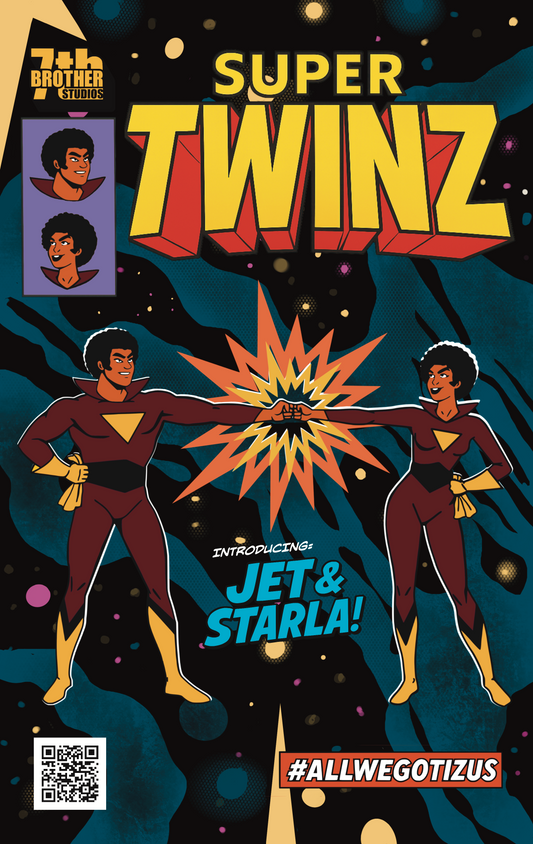 SUPER TWINZ ISSUE #0 - SIGNED PROMO COVER PRINT (LIMITED RUN OF 50)